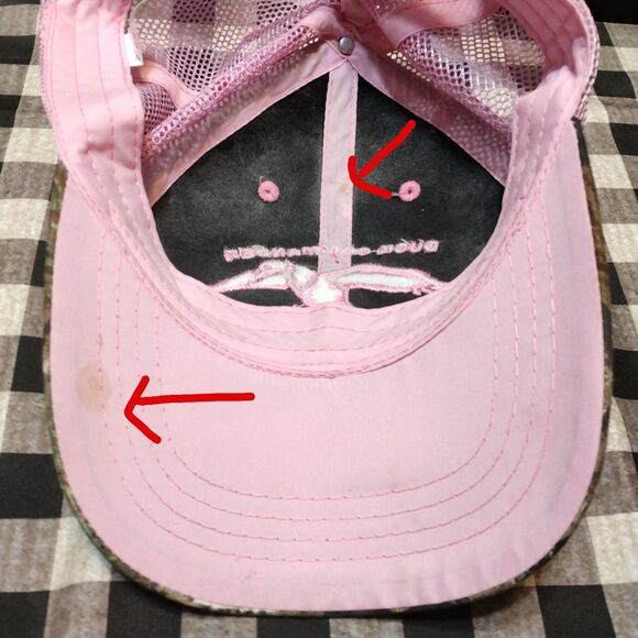 DUCK COMMANDER CAMOUFLAGE PINK MESH CAP HAT DUCK DYNASTY WOMENS LADIES SNAPBACK - Picture 9 of 16